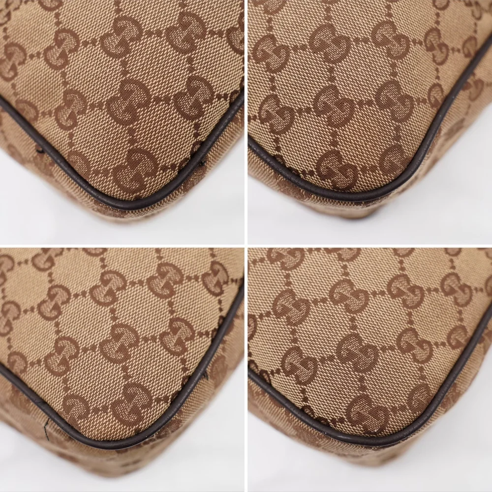 BL09 ❤️ Gucci GG Monogram Canvas Messenger Bag